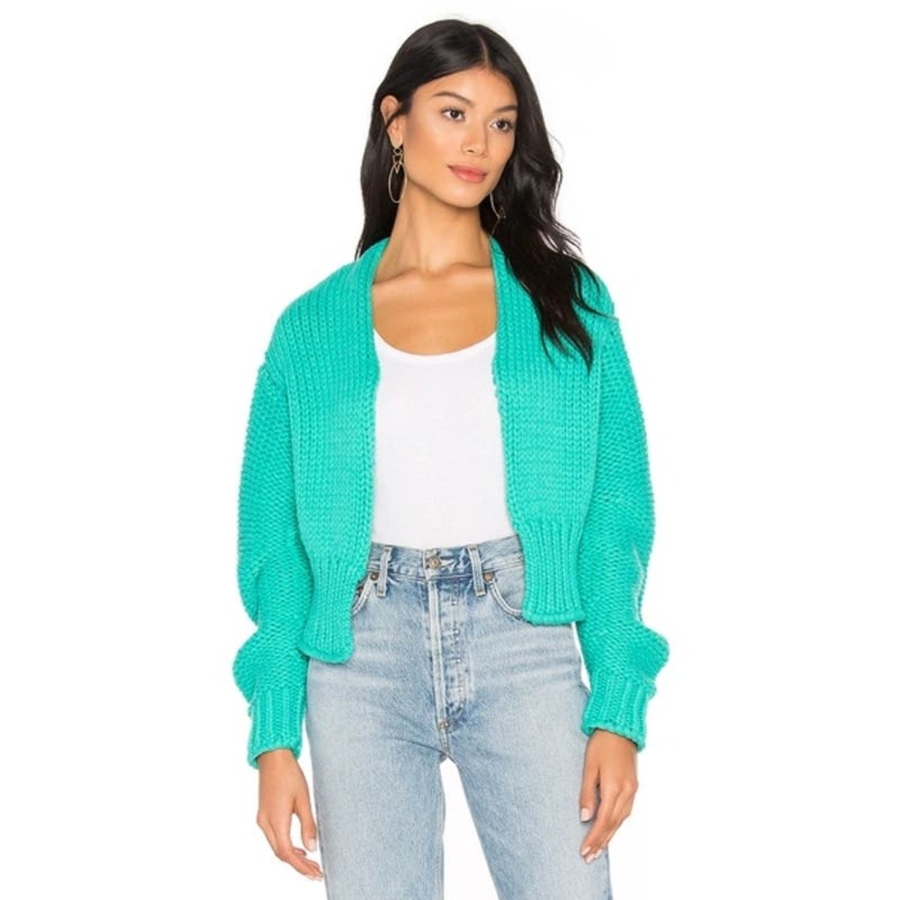 Free People Glow For It Chunky Cardigan Sweater